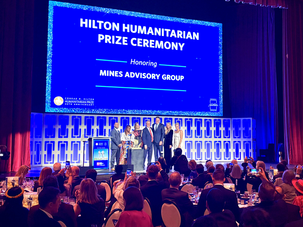 2025 Hilton Humanitarian Prize Awarded To Mines Advisory Group
